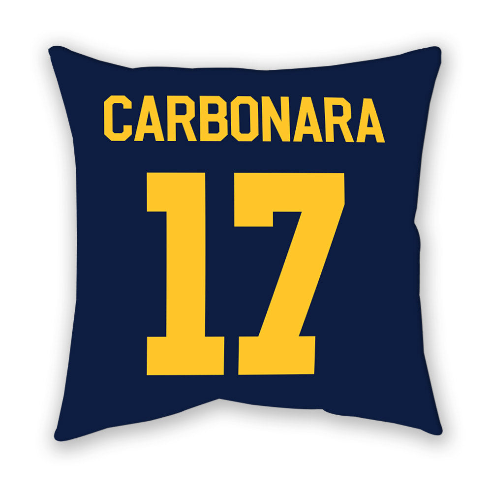 UC Berkeley - NCAA Women's Volleyball : Arissa Carbonara - Graphic Pillow-1