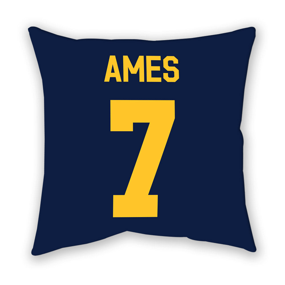 UC Berkeley - NCAA Men's Basketball : Dai Dai Ames - Graphic Pillow-1