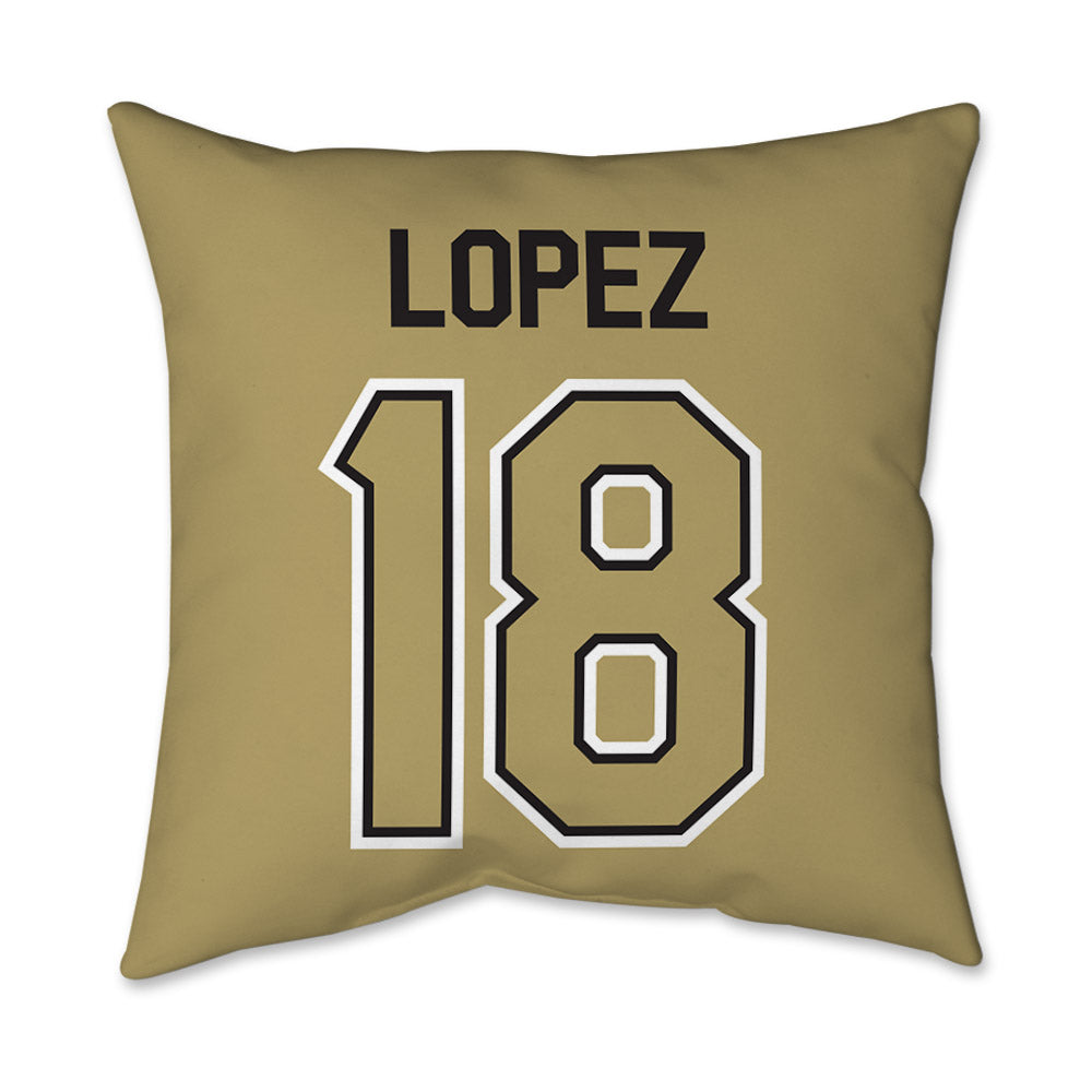 Central Florida - NCAA Men's Soccer : Javier Lopez - Graphic Pillow 16x16-1