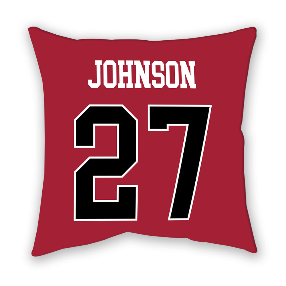 Stanford - NCAA Women's Lacrosse : Ellie Johnson - Pillow-1