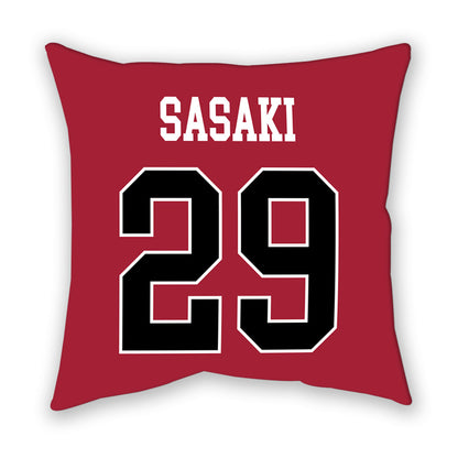 Stanford - NCAA Men's Soccer : Takashi Sasaki - Pillow-1
