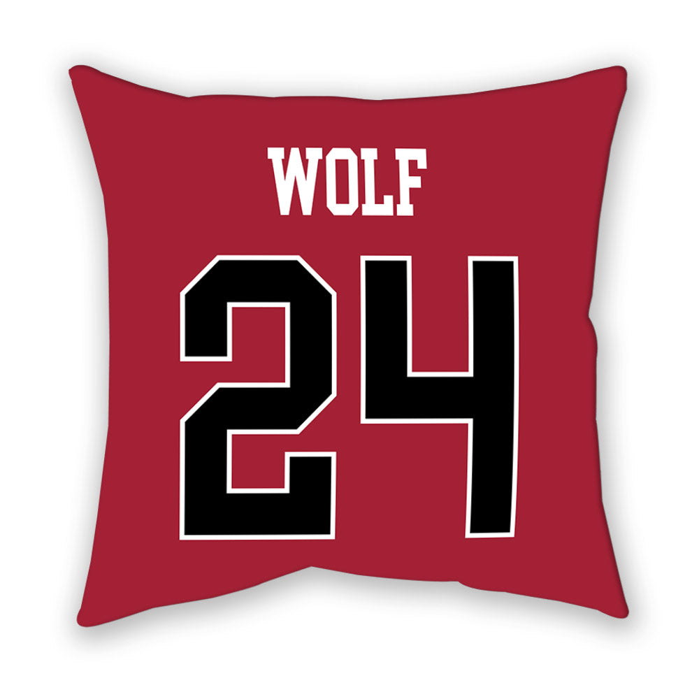 Stanford - NCAA Women's Soccer : Maryn Wolf - Pillow-1