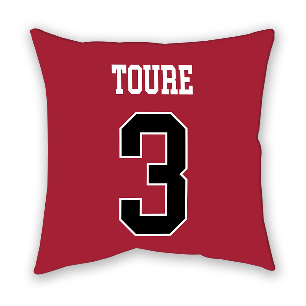 Stanford - NCAA Men's Basketball : Tallis Toure - Pillow-1