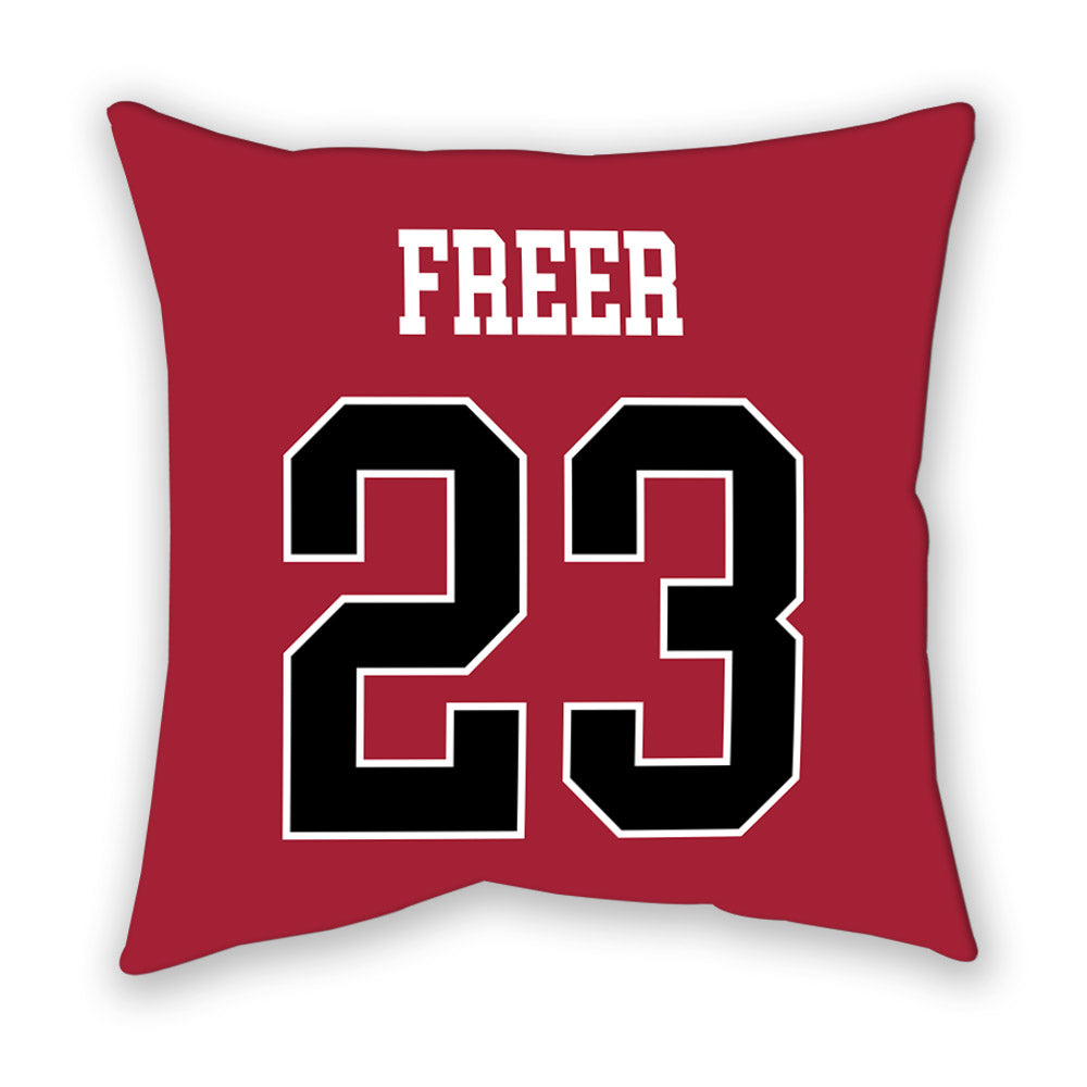 Stanford - NCAA Women's Soccer : Lily Freer - Pillow-1