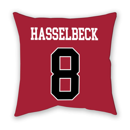 Stanford - NCAA Women's Lacrosse : Mallory Hasselbeck - Pillow-1