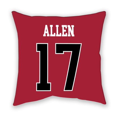 Stanford - NCAA Men's Soccer : Tomo Allen - Pillow-1