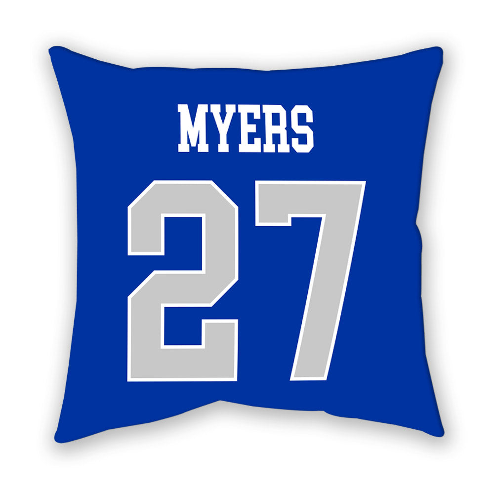 Kentucky - NCAA Women's Soccer : Teagan Myers - Pillow-1