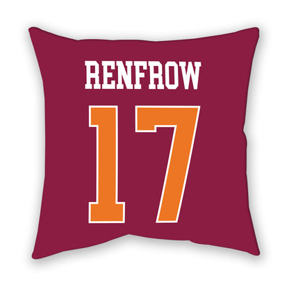 Virginia Tech - NCAA Baseball : Brett Renfrow - Pillow-1