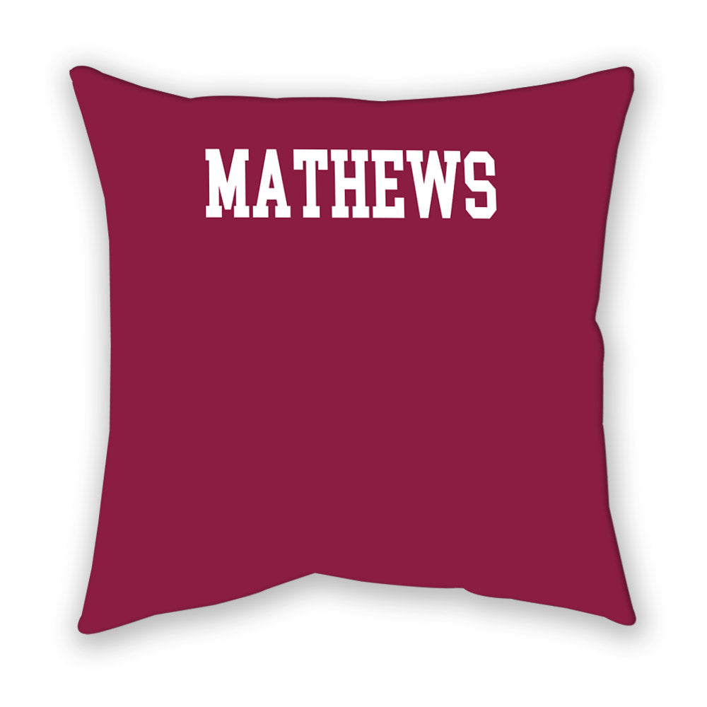 Virginia Tech - NCAA Women's Golf : Emily Mathews - Pillow-1