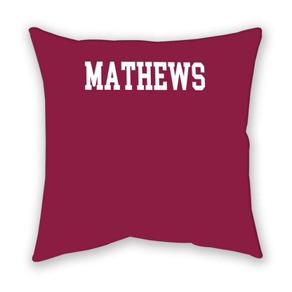 Virginia Tech - NCAA Women's Golf : Emily Mathews - Pillow-1