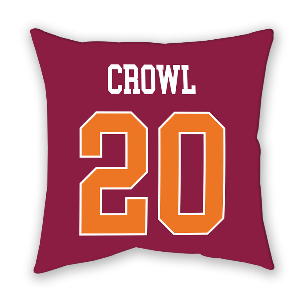 Virginia Tech - NCAA Baseball : Preston Crowl - Pillow-1