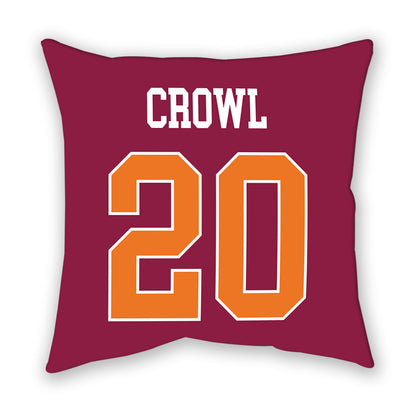 Virginia Tech - NCAA Baseball : Preston Crowl - Pillow-1