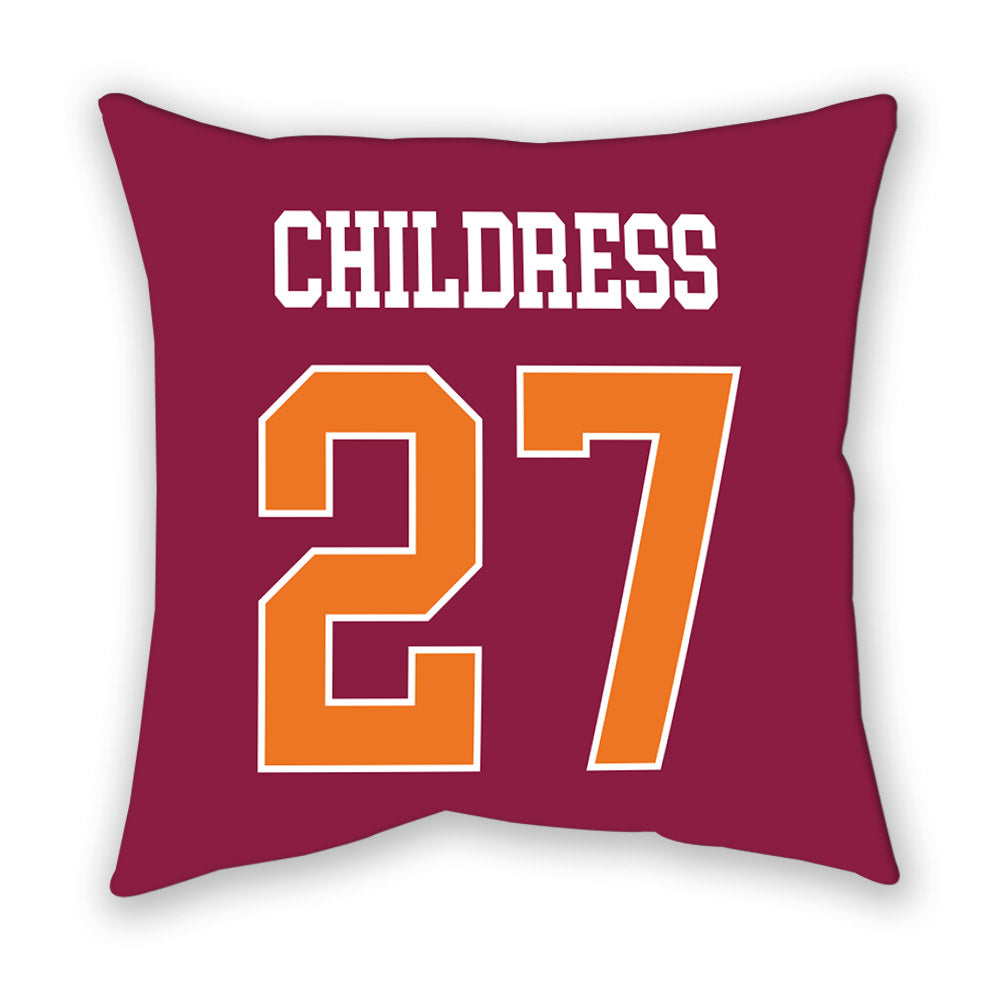 Virginia Tech - NCAA Football : Tyler Childress - Pillow-1