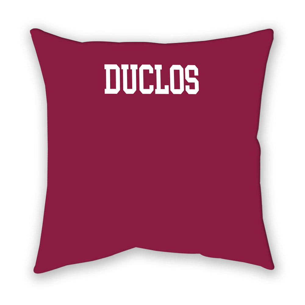 Virginia Tech - NCAA Men's Golf : Balthazar Duclos - Pillow-1