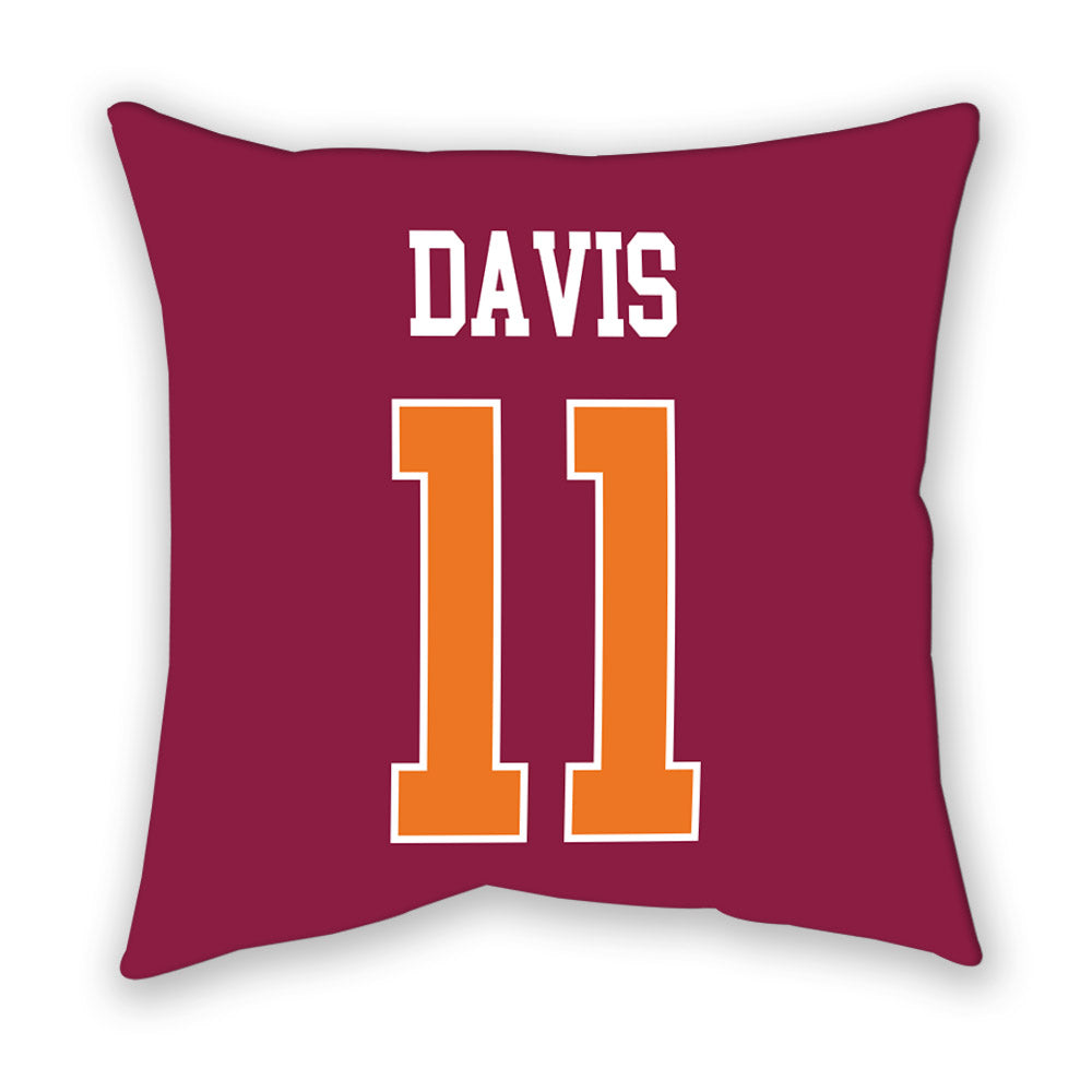 Virginia Tech - NCAA Baseball : Jared Davis - Pillow-1