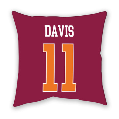 Virginia Tech - NCAA Baseball : Jared Davis - Pillow-1