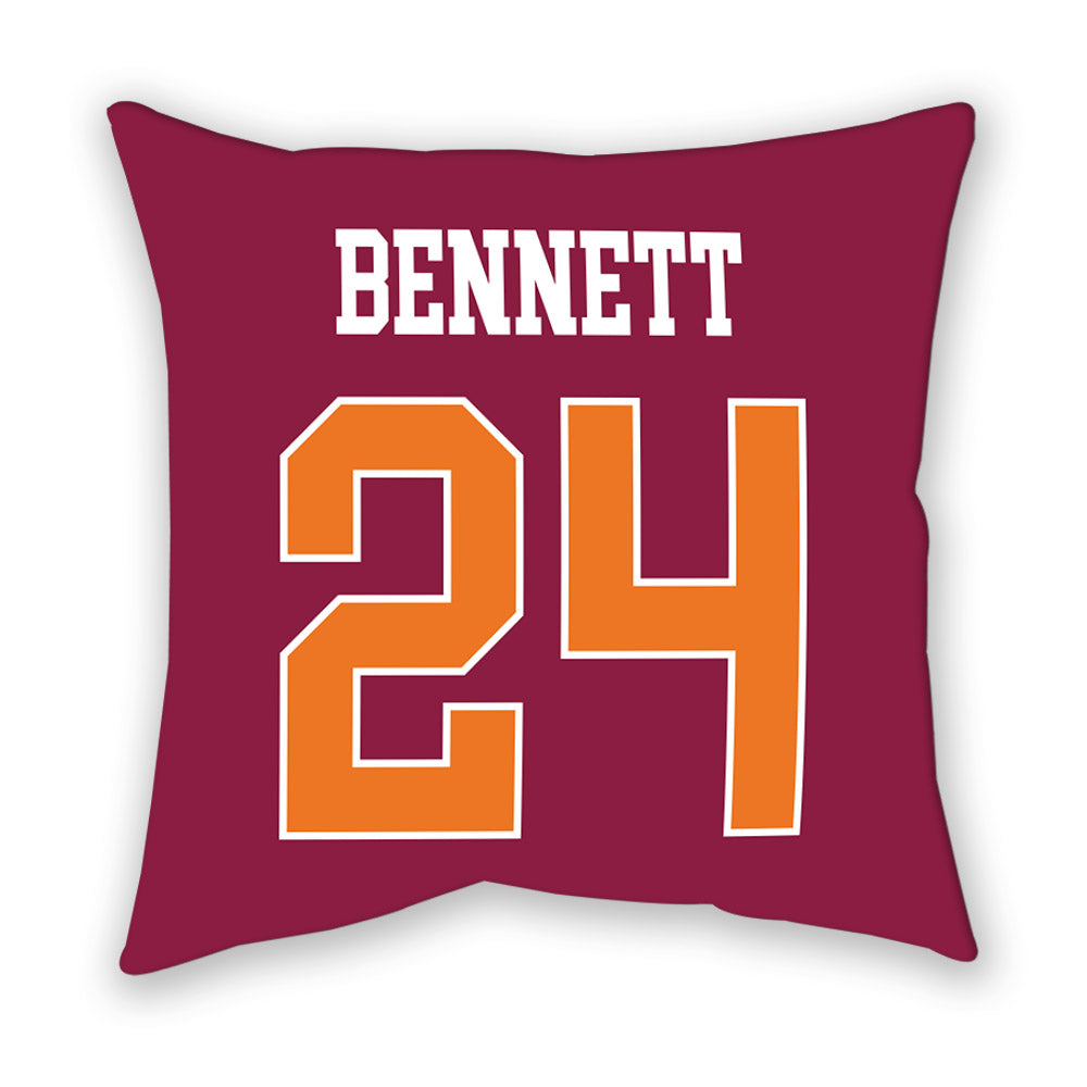 Virginia Tech - NCAA Football : Braydon Bennett - Pillow-1