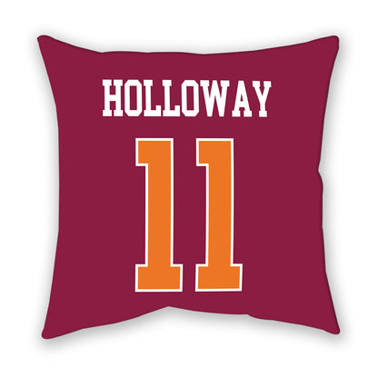 Virginia Tech - NCAA Football : Tucker Holloway - Pillow-1
