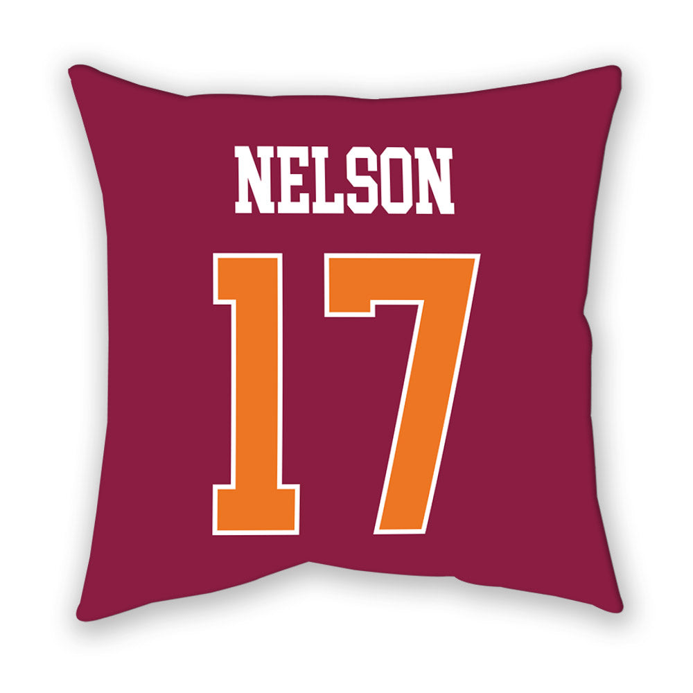 Virginia Tech - NCAA Football : Cole Nelson - Pillow-1