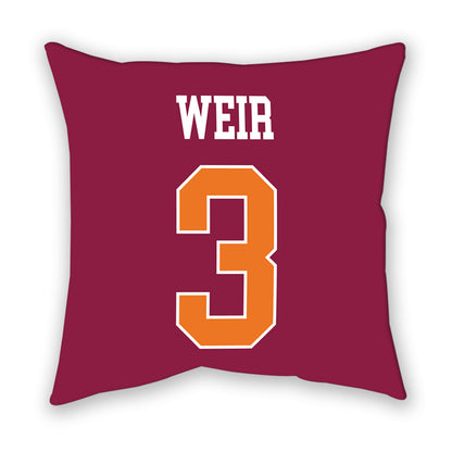 Virginia Tech - NCAA Women's Soccer : Anna Weir - Pillow-1