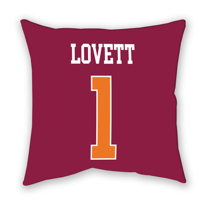 Virginia Tech - NCAA Football : Dante Lovett - Pillow-1