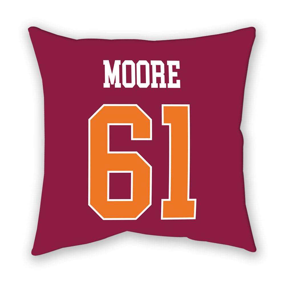 Virginia Tech - NCAA Football : Braelin Moore - Pillow-1