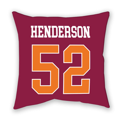 Virginia Tech - NCAA Football : Sherrod Henderson - Pillow-1