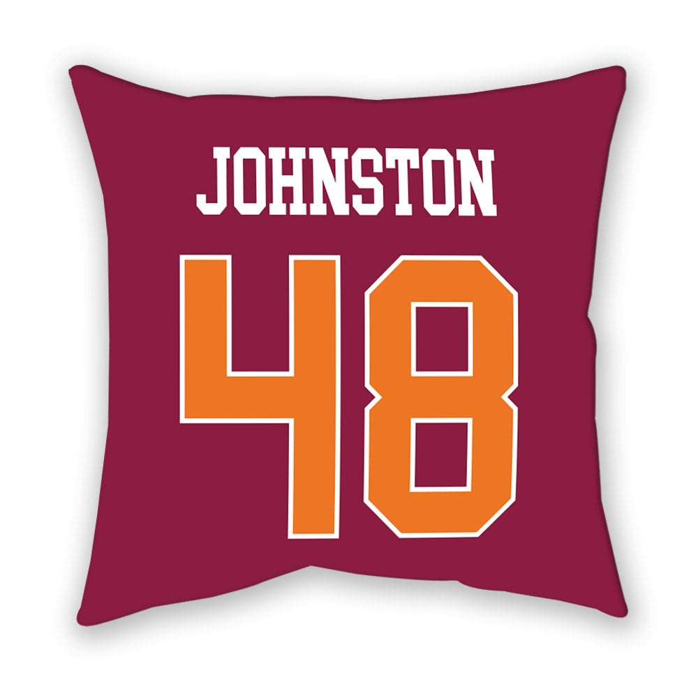 Virginia Tech - NCAA Women's Lacrosse : Evan Johnston - Pillow-1