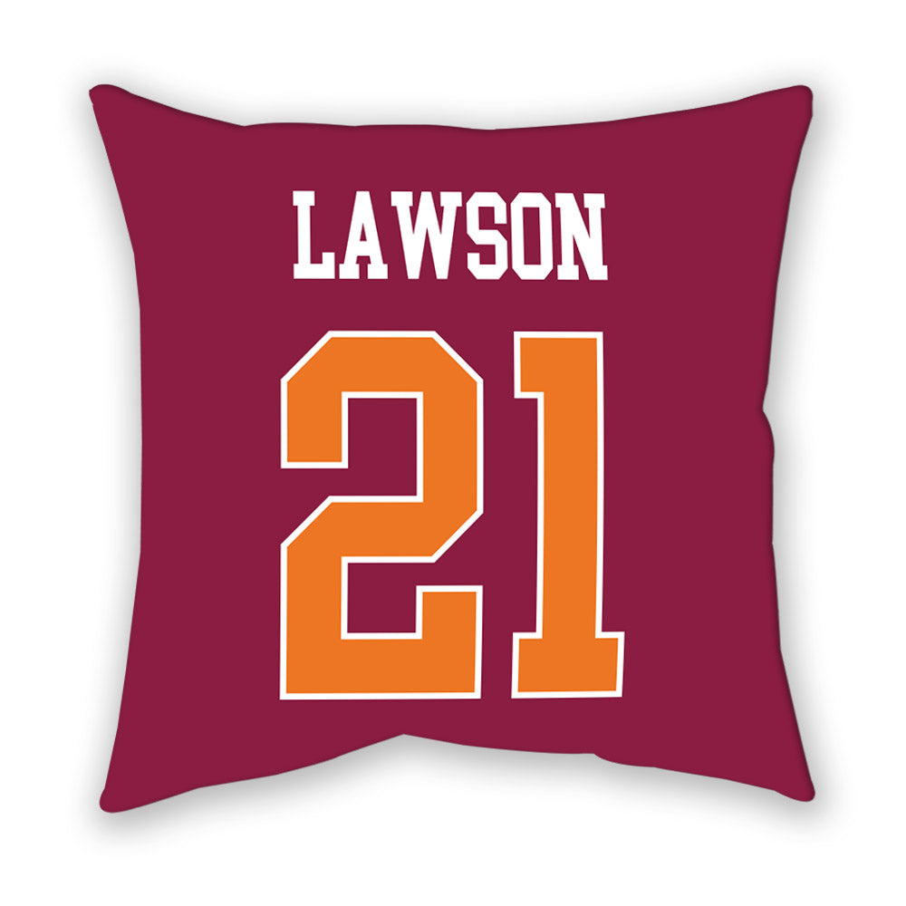 Virginia Tech - NCAA Football : Keli Lawson - Pillow-1