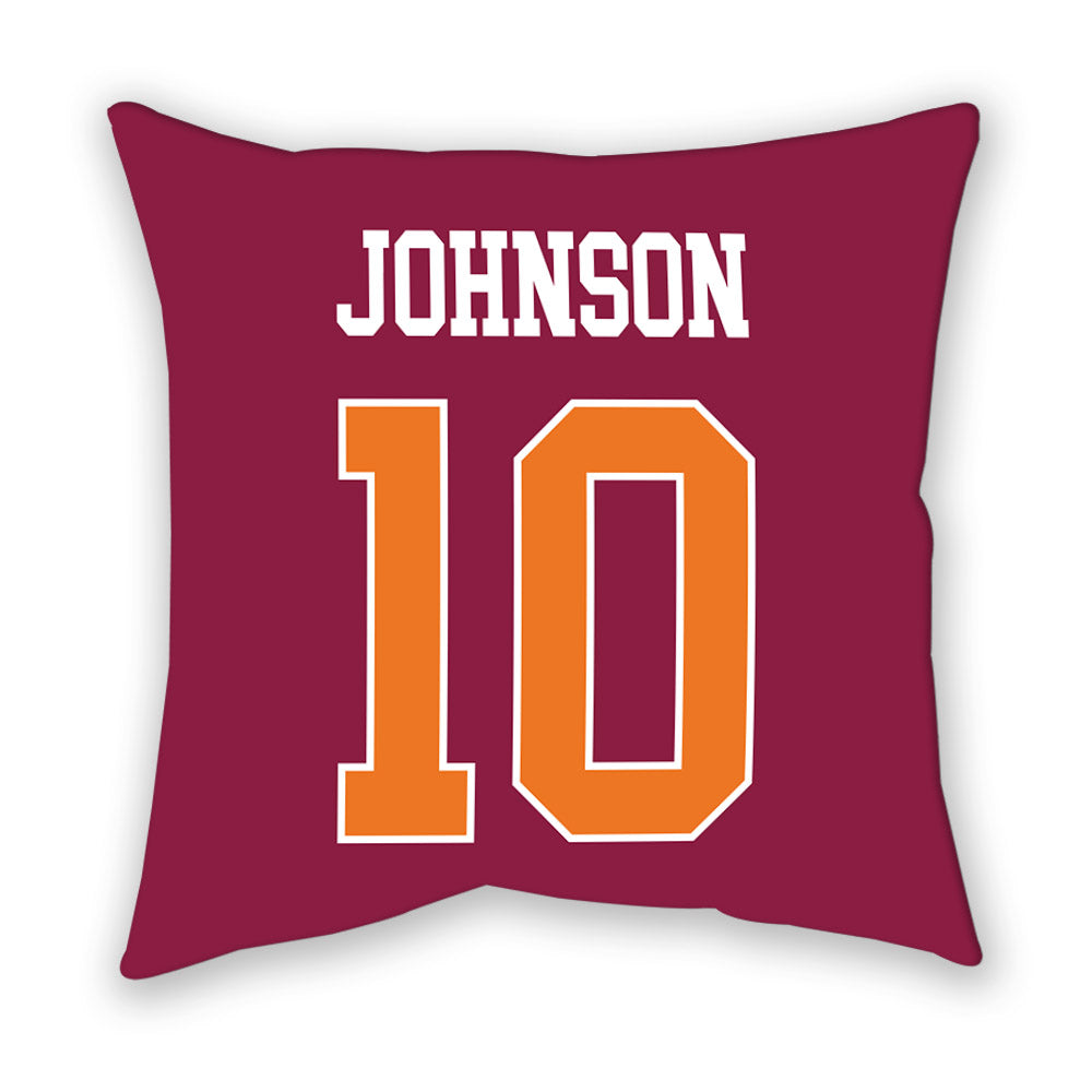 Virginia Tech - NCAA Men's Basketball : Tyler Johnson - Pillow-1