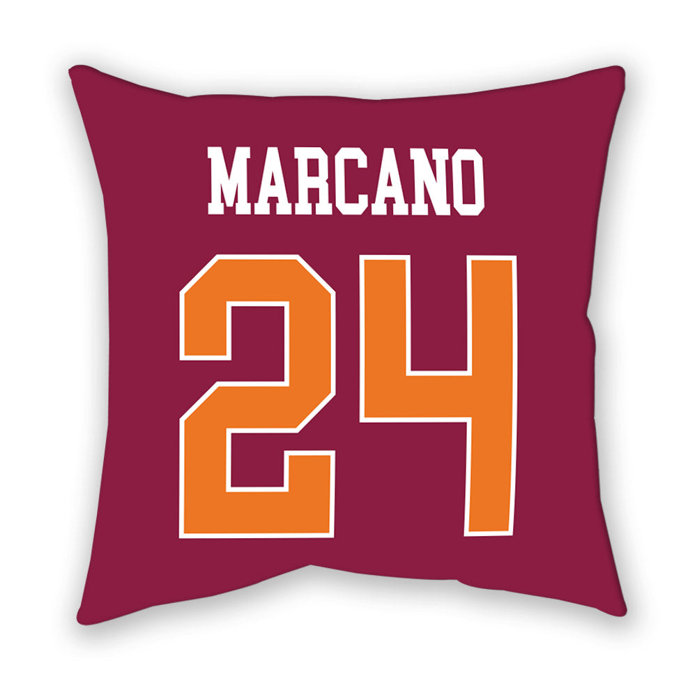 Virginia Tech - NCAA Men's Soccer : Ian Marcano - Pillow-1