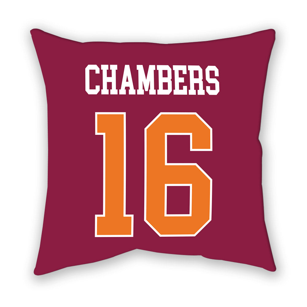 Virginia Tech - NCAA Football : Noah Chambers - Pillow-1