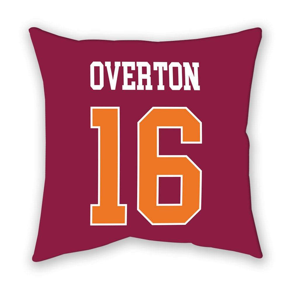 Virginia Tech - NCAA Football : Jeff Overton - Pillow-1
