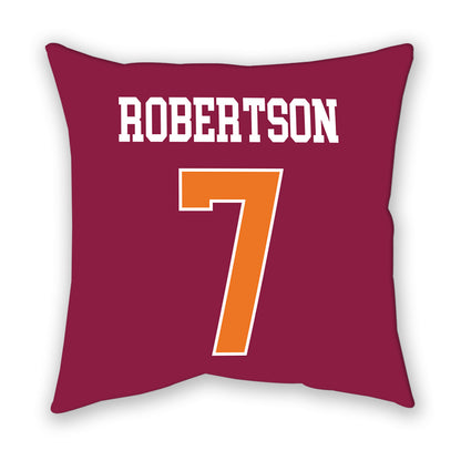 Virginia Tech - NCAA Women's Soccer : Ellie Robertson - Pillow-1