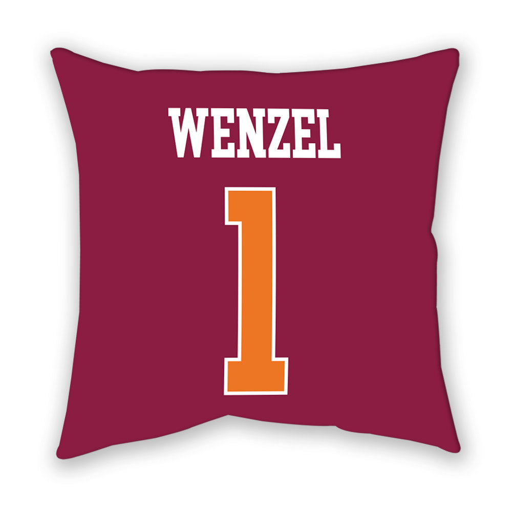 Virginia Tech - NCAA Women's Basketball : Carleigh Wenzel - Pillow-1