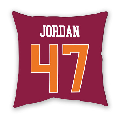 Virginia Tech - NCAA Baseball : Mycah Jordan - Pillow-1