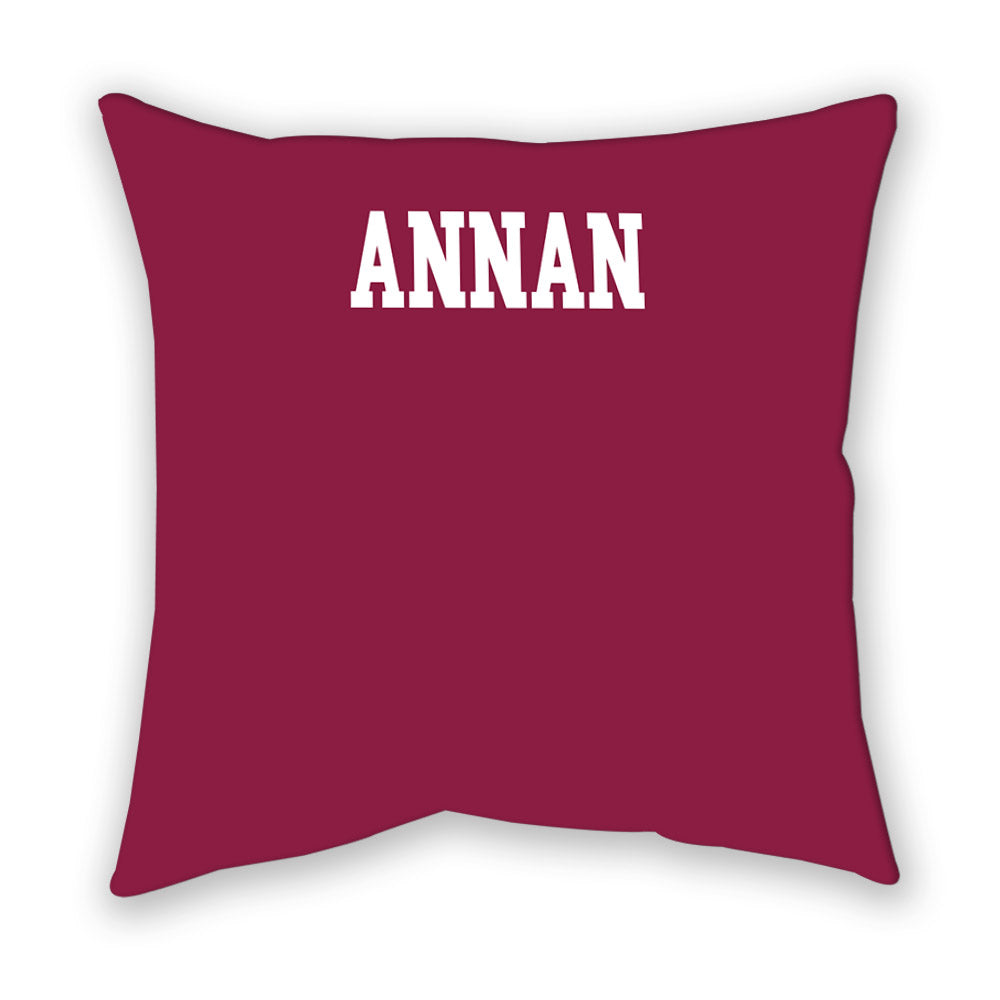 Virginia Tech - NCAA Men's Swimming & Diving : Hayden Annan - Pillow-1
