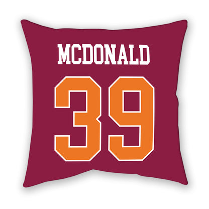 Virginia Tech - NCAA Football : Jorden McDonald - Pillow-1