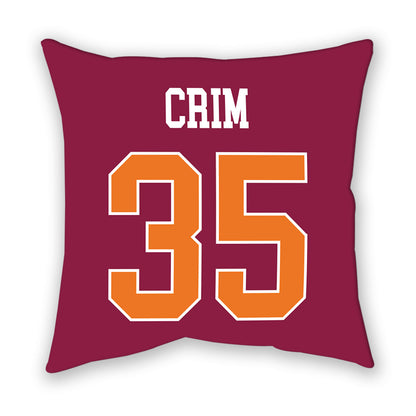 Virginia Tech - NCAA Football : Jordan Crim - Pillow-1