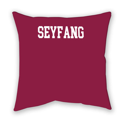 Virginia Tech - NCAA Women's Track & Field : Katie Seyfang - Pillow-1