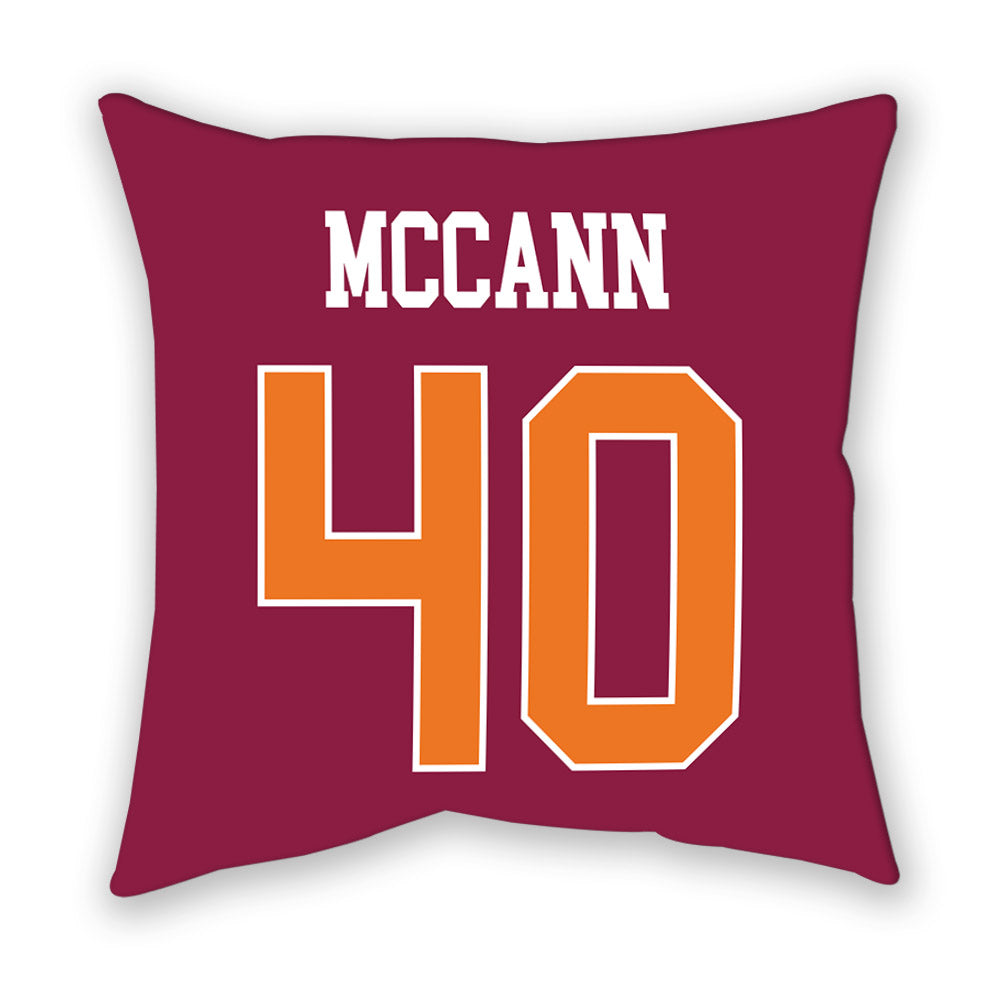Virginia Tech - NCAA Baseball : David McCann - Pillow-1