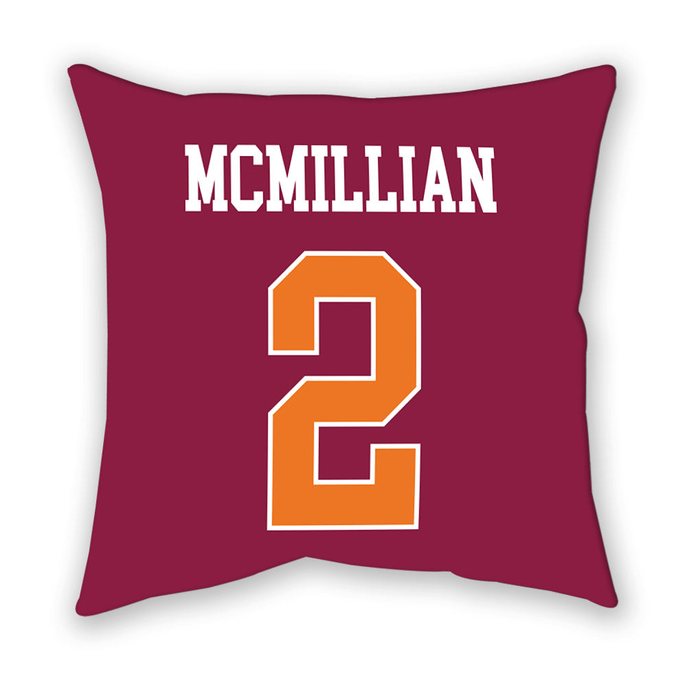 Virginia Tech - NCAA Softball : Cori McMillian - Pillow-1