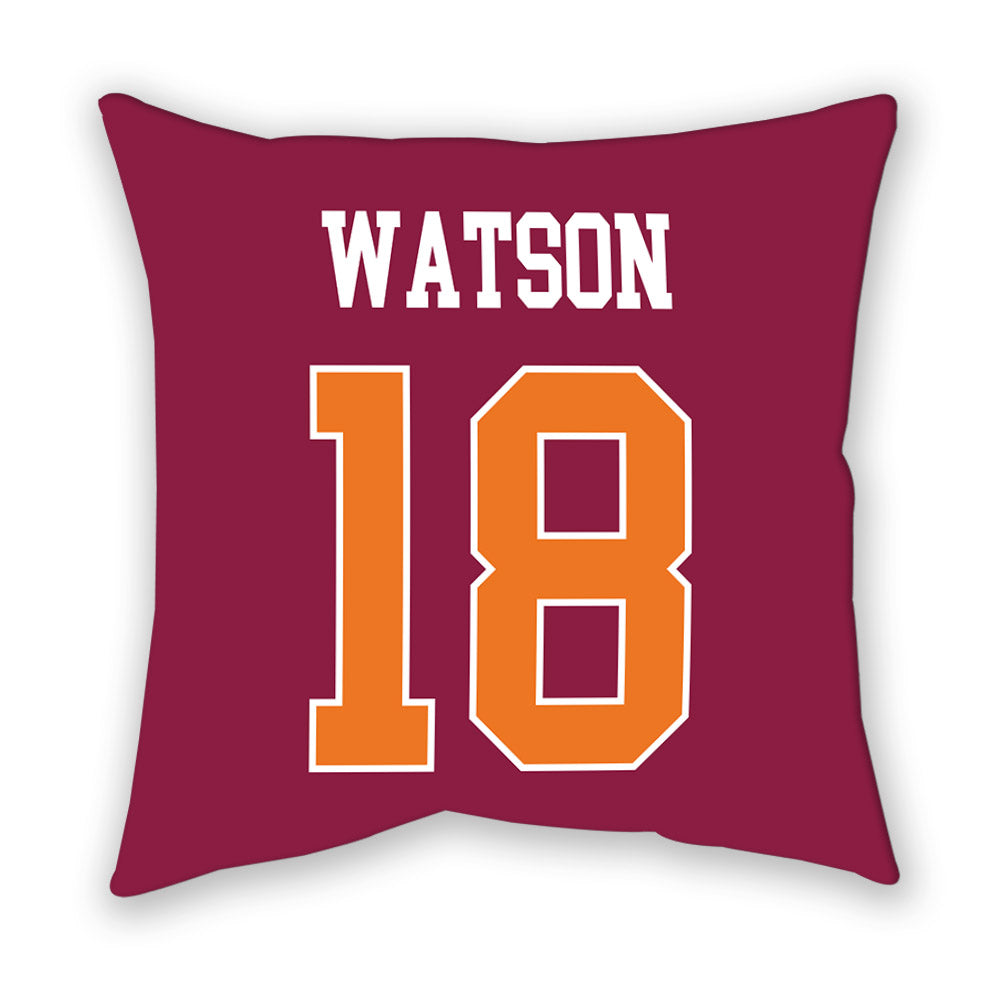 Virginia Tech - NCAA Football : William Watson - Pillow-1