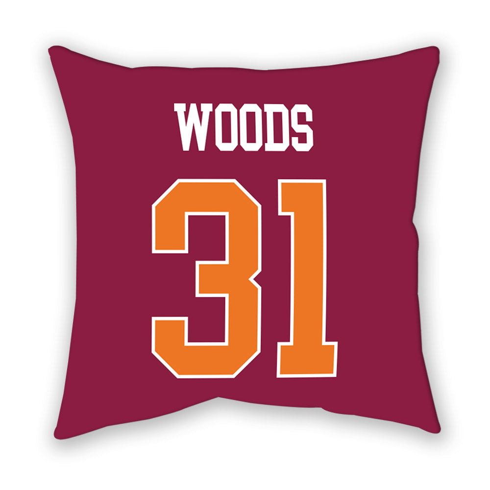 Virginia Tech - NCAA Women's Volleyball : Payton Woods - Pillow-1