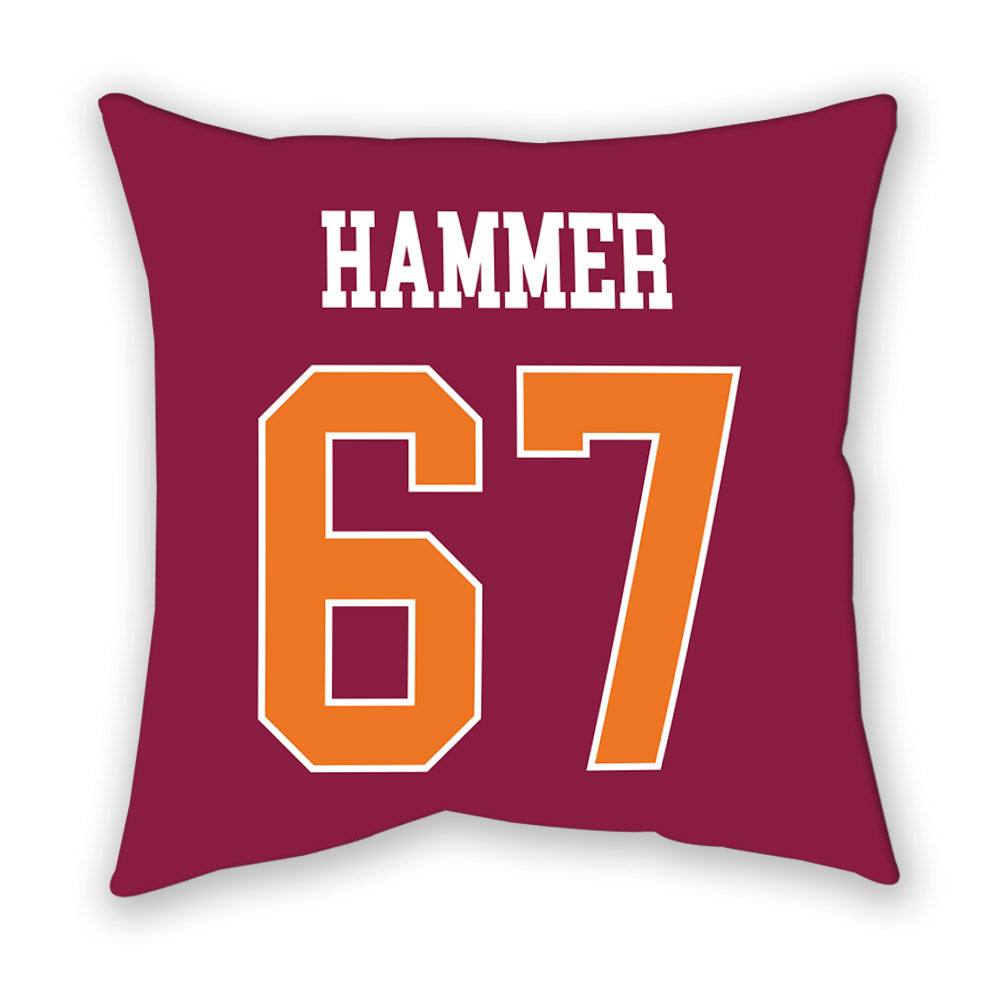 Virginia Tech - NCAA Football : Hannes Hammer - Pillow-1