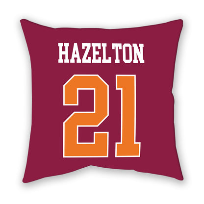 Virginia Tech - NCAA Women's Basketball : Myah Hazelton - Pillow-1