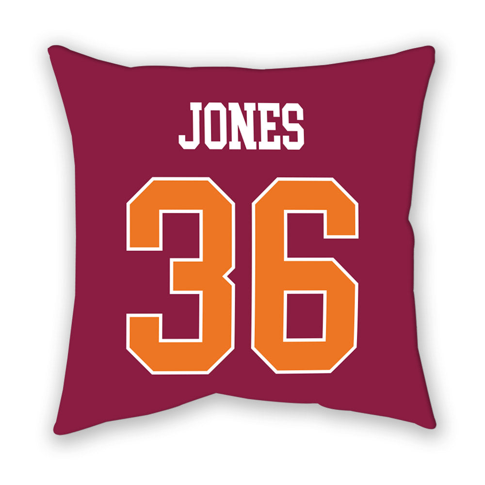 Virginia Tech - NCAA Football : Brody Jones - Pillow-1