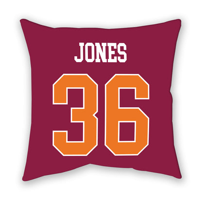 Virginia Tech - NCAA Football : Brody Jones - Pillow-1