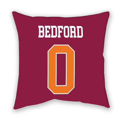 Virginia Tech - NCAA Men's Basketball : Jailen Bedford - Pillow-1