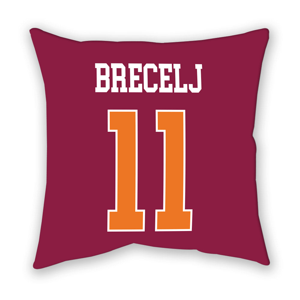 Virginia Tech - NCAA Women's Basketball : Spela Brecelj - Pillow-1